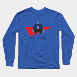 Blue Bomber Start! Long Sleeve T-Shirt